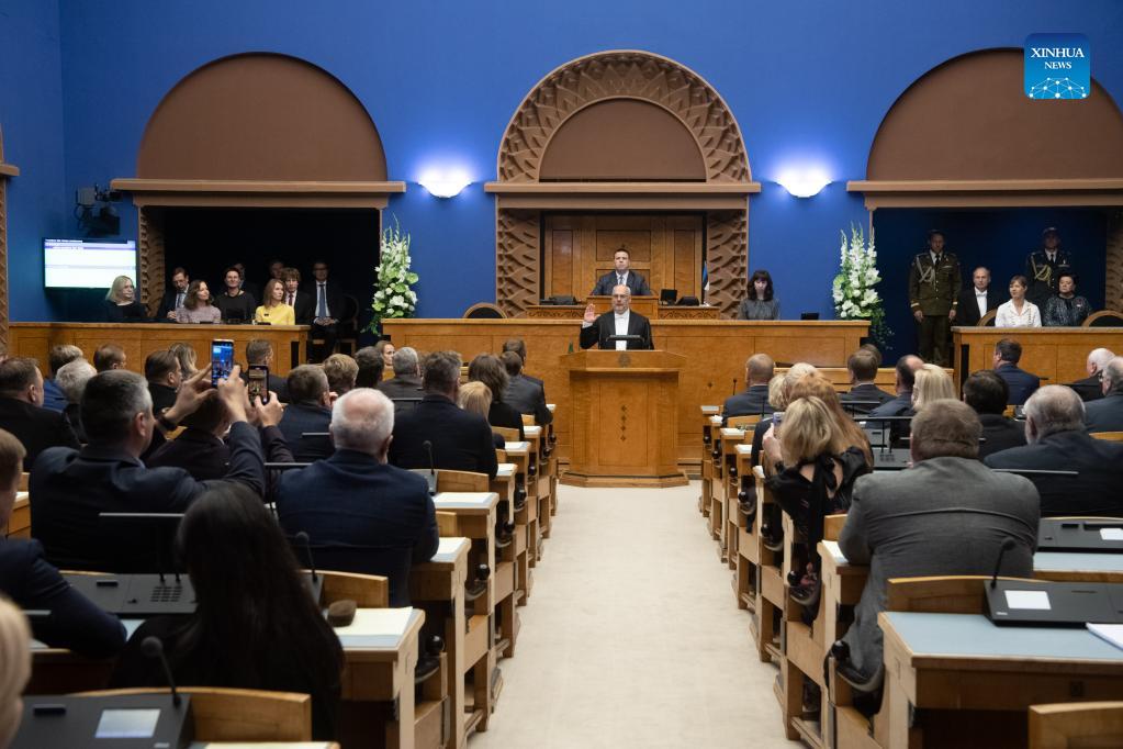 Alar Karis sworn in as president of Estonia