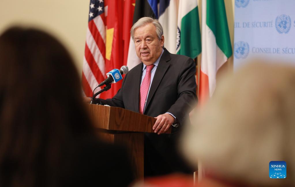 UN chief calls for injection of liquidity into Afghan economy