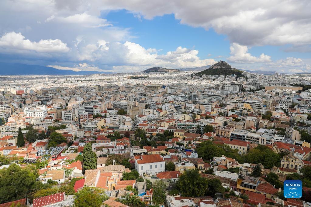 City view of Athens in Greece