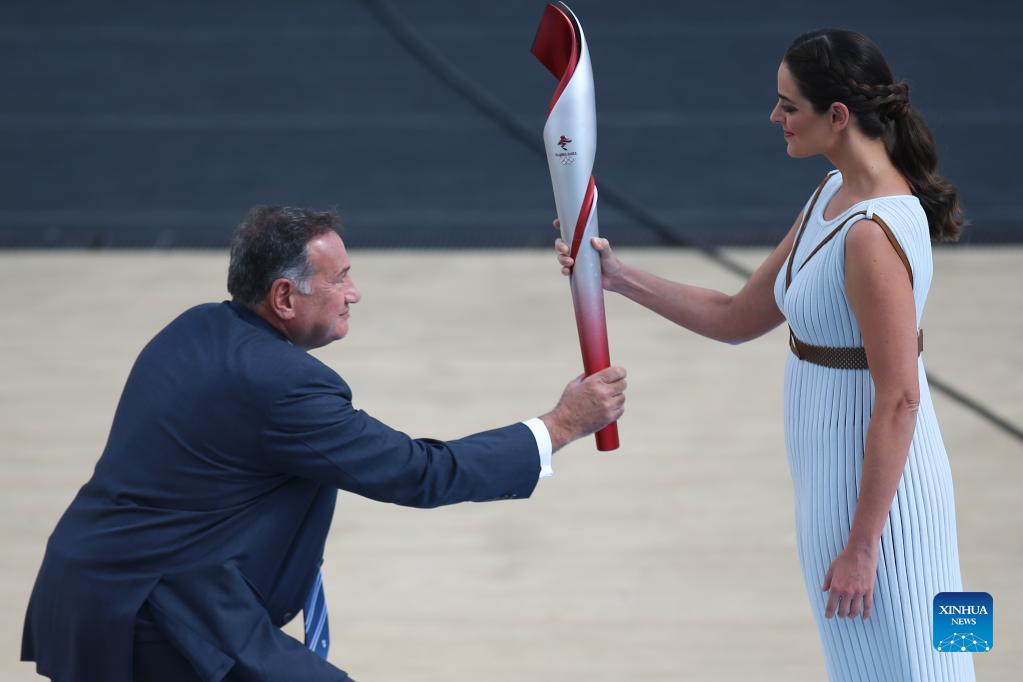 Greece hands over Olympic Flame to Beijing 2022 organizers