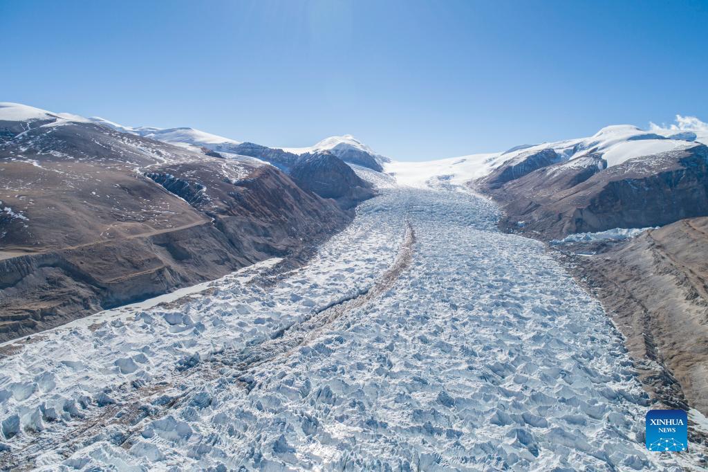 View of Gangbug Glacier in China's Tibet