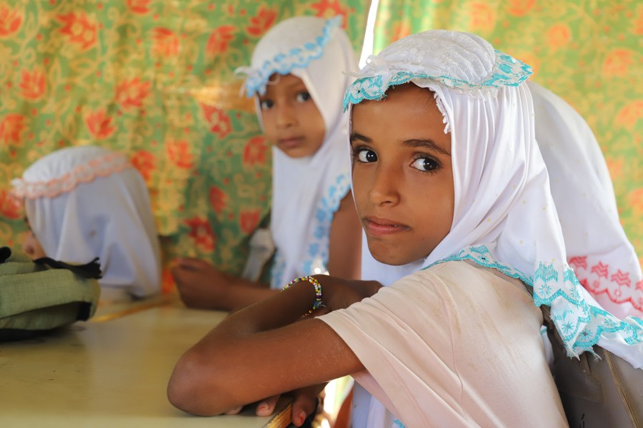 Mideast in Pictures: Yemen's children struggle to get education in tent schools