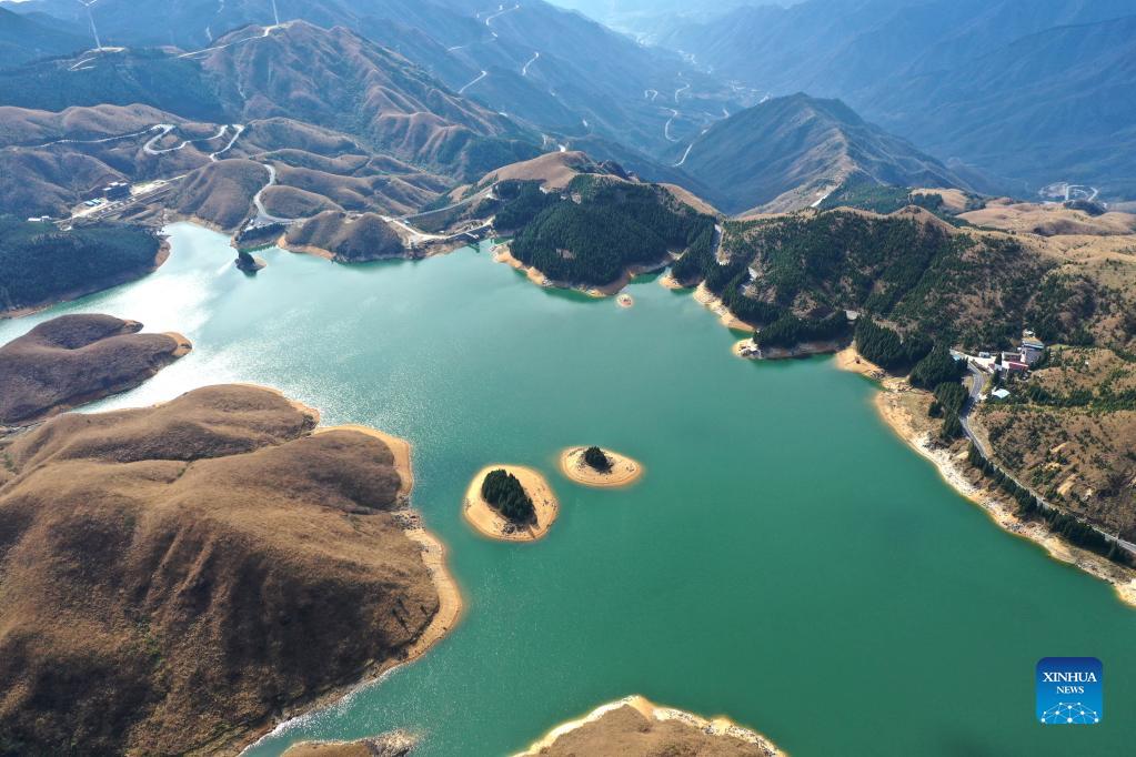 Scenery of Tianhu Lake national wetland park in Guangxi