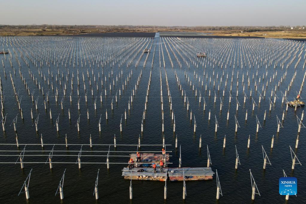 PV power station at Jiangji reservoir in Hefei successfully connected to grid