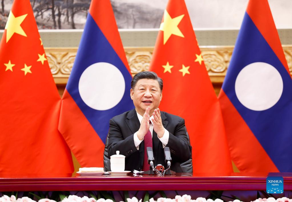 Xi, Thongloun attend China-Laos Railway opening ceremony