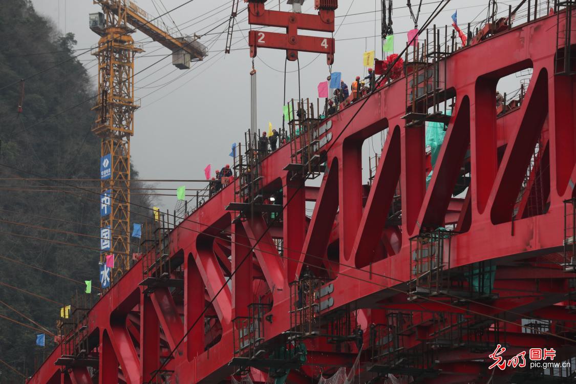 Baishui River Bridge closed in SW China’s Yunnan Province