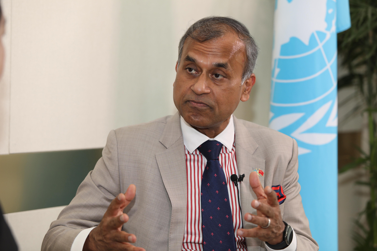 UN Resident Coordinator Siddharth Chatterjee: China goes beyond expectations