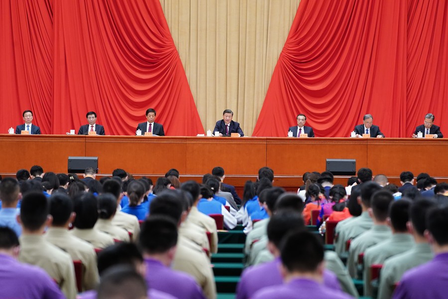 Ceremony marking the Centenary of the Communist Youth League of China