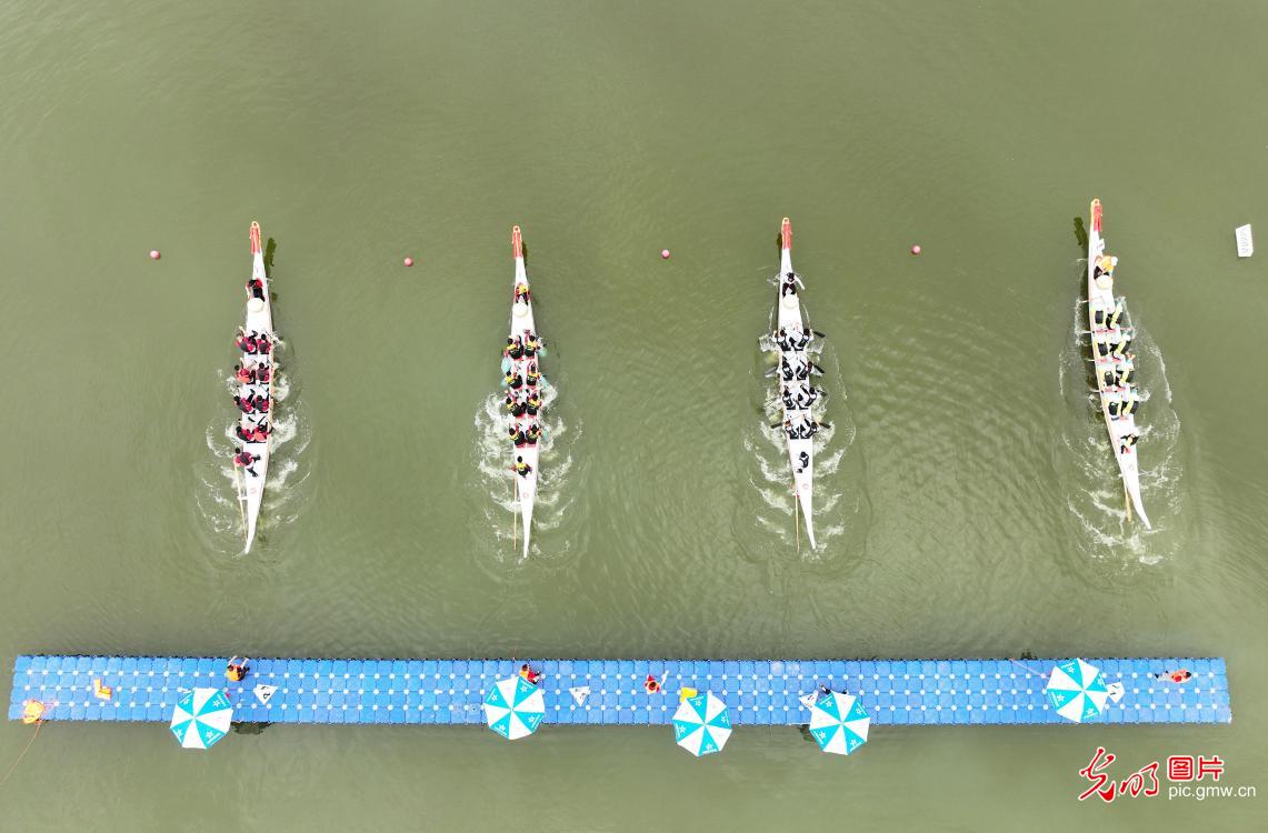 Colorful activities held to celebrate Dragon Boat Festival in Yichang, C China's Hubei