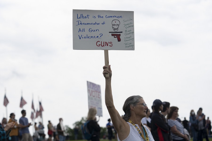 Americans decry gun violence, political inaction at nationwide rallies