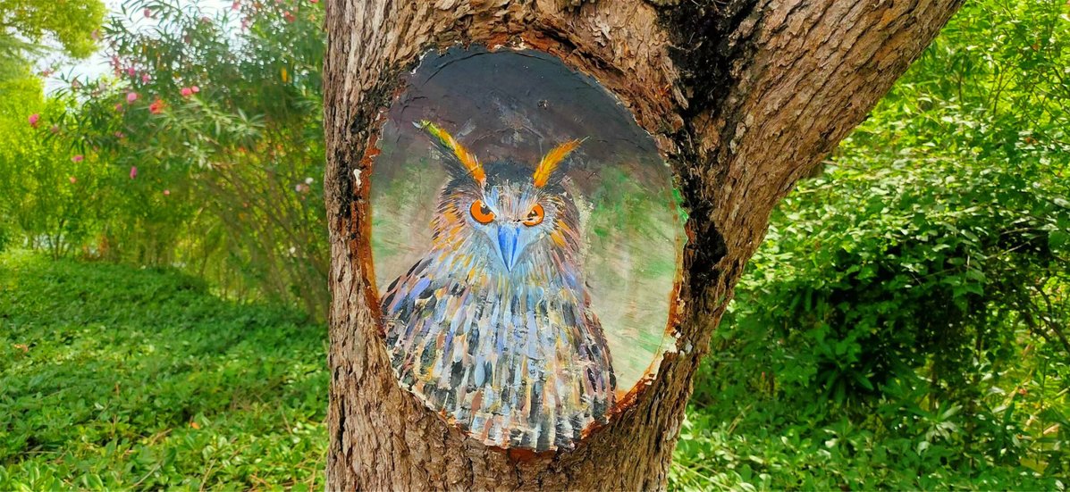 Creative paintings breathe new life into nature in Zhenjiang