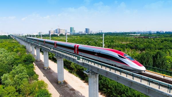 China unveils bullet trains built for Indonesia