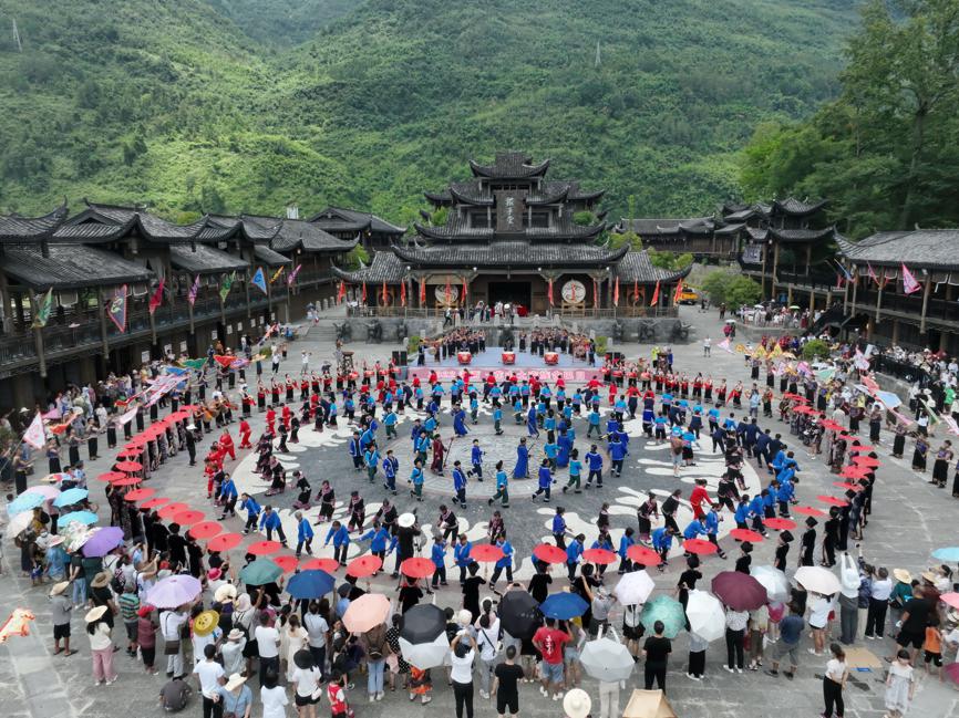 Ethnic Tujia celebrate Sheba Day in Hunan