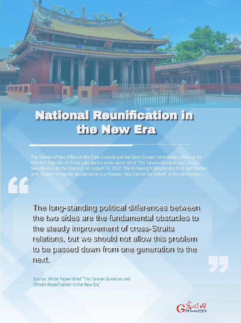 Infographics: National Reunification in the New Era