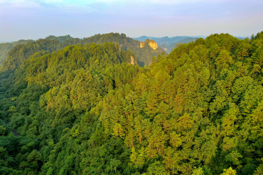 Guizhou's Yuntai Mountain a stunning natural heritage site