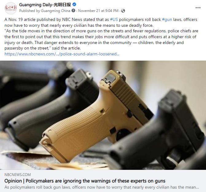 Policymakers are ignoring the warnings fo these experts on guns