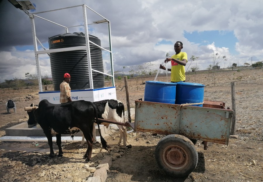 Feature: Chinese-sponsored solar-powered boreholes tackling water stress in Kenya's arid lands