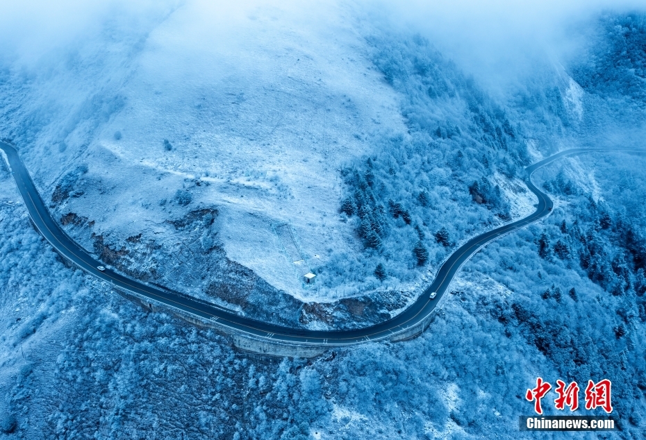 Rime scenery seen at Wolong Nature Reserve in SW China’s Sichuan Province