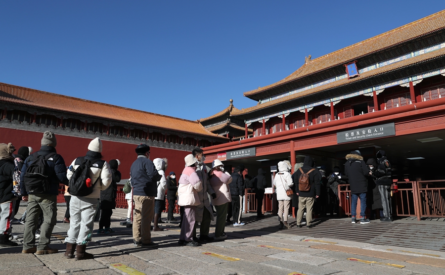 Palace museum sees increase in visitors