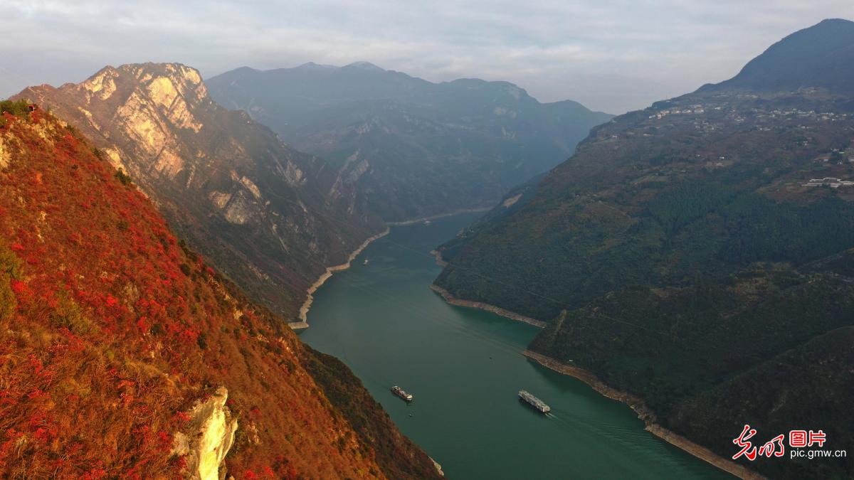 Picturesque scenery of the Yangtze River