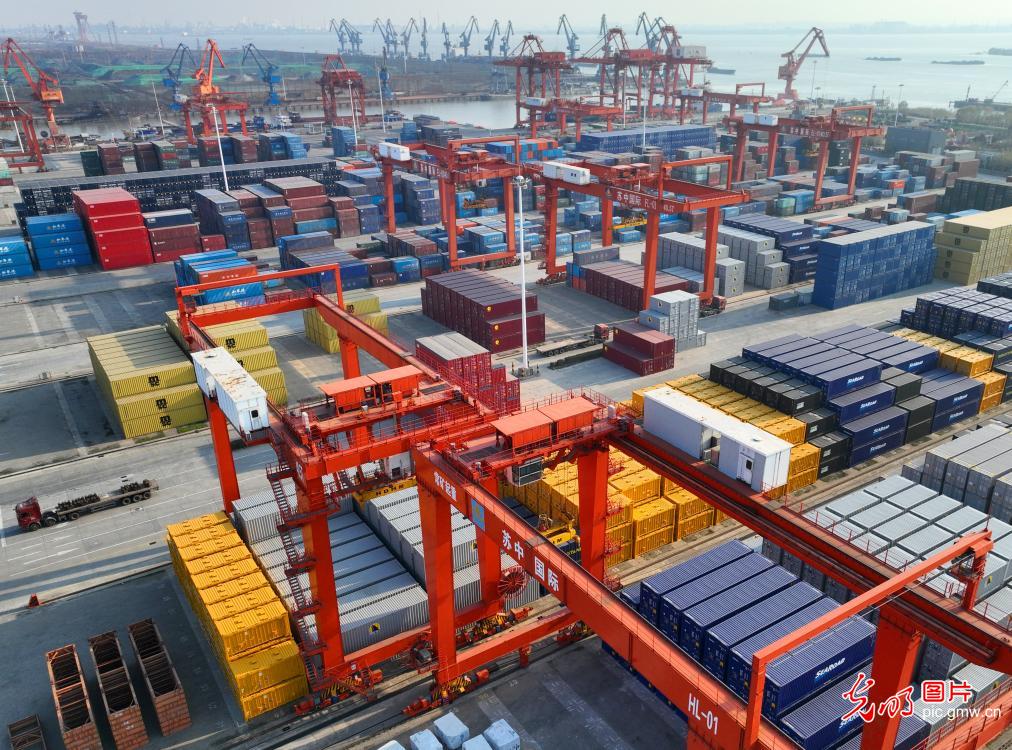 Container throughput of Nantong Port in E China's Jiangsu exceeds 2 million TEUs in first 11 months