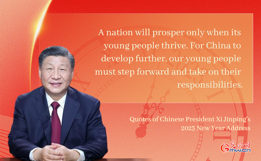 Key quotes of Xi's 2023 New Year Address: Perseverance and solidarity mean victory