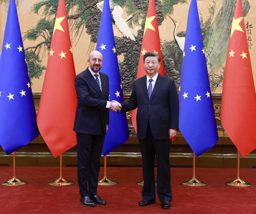Update: Xi holds talks with European Council president