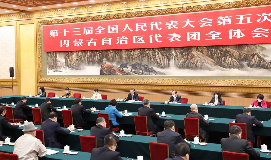 Xi takes part in deliberation of Inner Mongolia delegation at annual legislative session