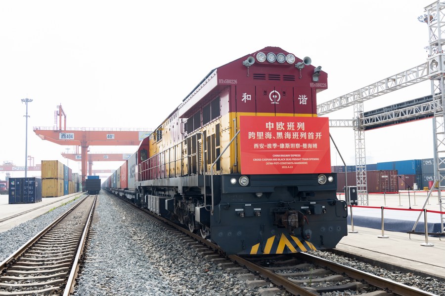 China's Xi'an launches new freight train service to Europe