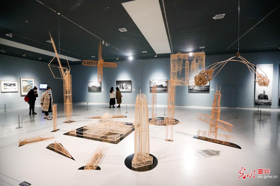 Jinan International Biennale open at Shandong Art Museum
