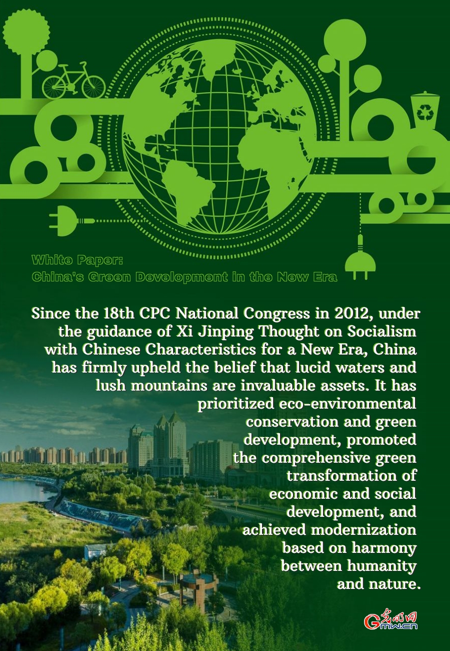 China's Green Development in the New Era: Staying Firmly Committed to Green Development