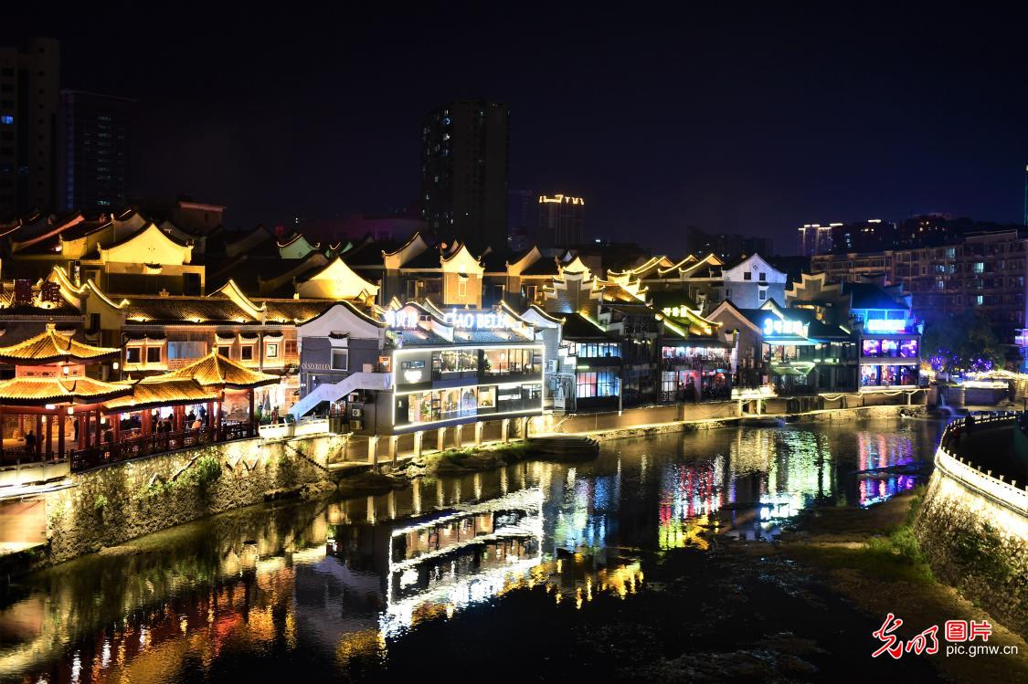 Night economy recover at charming ancient street in C China's Henan
