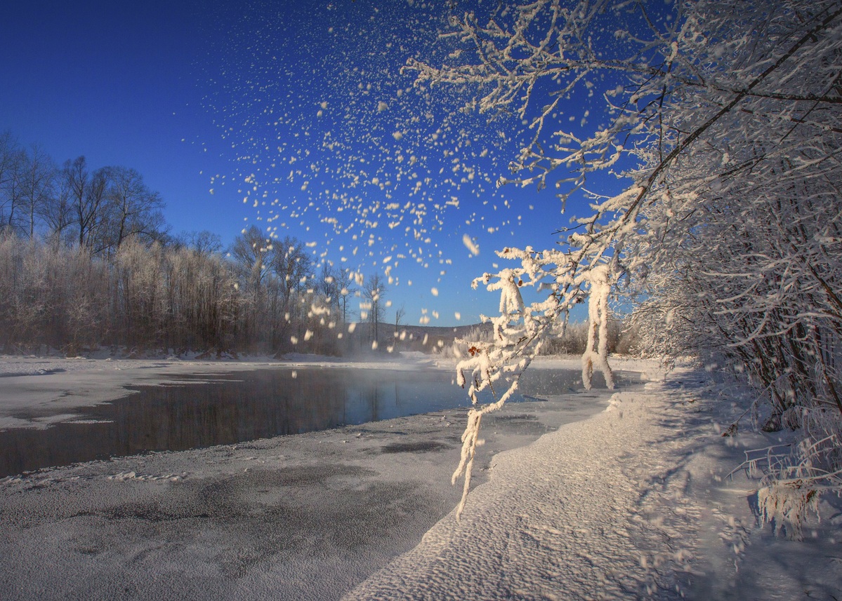 Heilongjiang's extreme cold brings beautiful ice