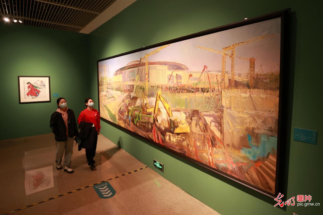 National Museum of China display 80 pieces of painting and calligraphy themed ecological environment