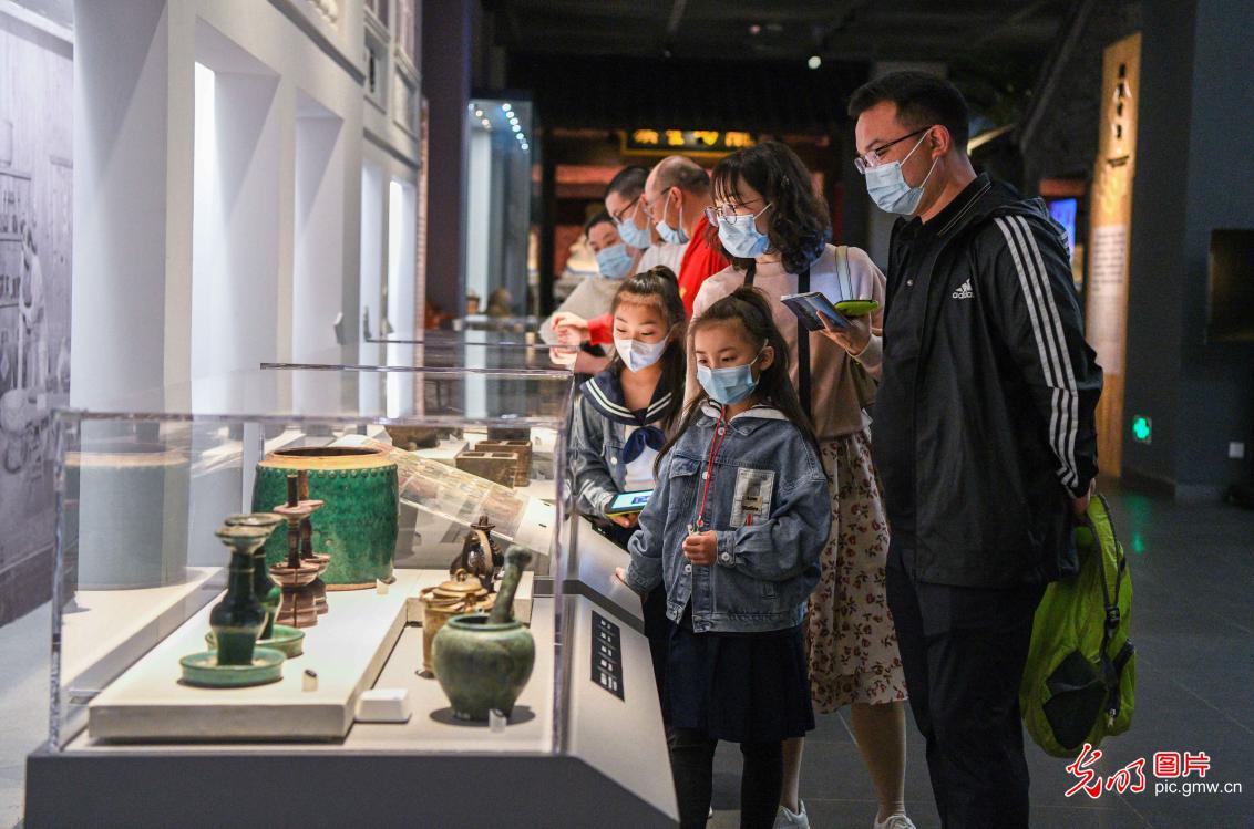 Free guided tour service provided at Hainan Provincial Museum during Spring Festival
