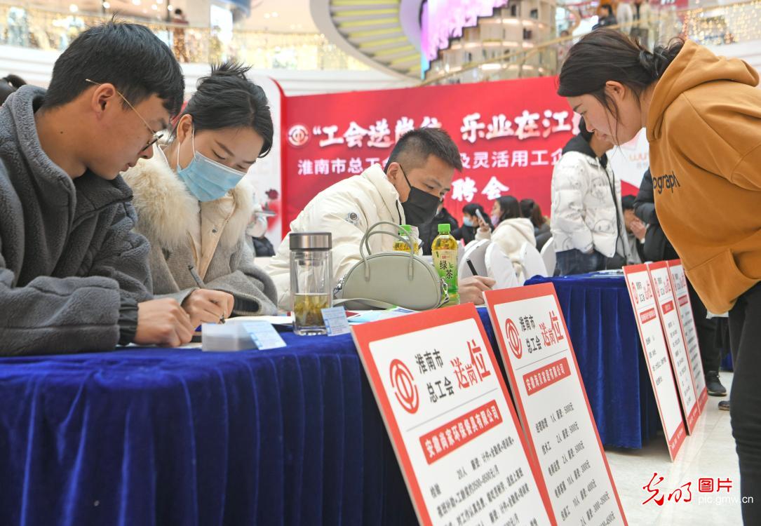 Job fair held to increase local employment in E China's Anhui