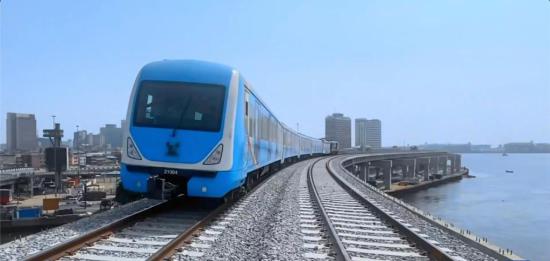 First phase of Chinese-built Light-rail Blue Line project in Lagos of Nigeria put into operation