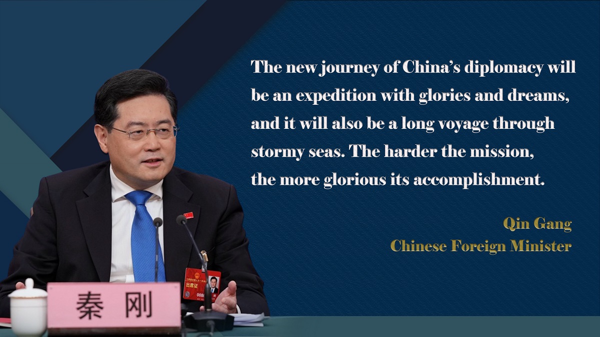 Chinese FM on China's diplomacy: Expedition with glories and dreams, long voyage through stormy seas