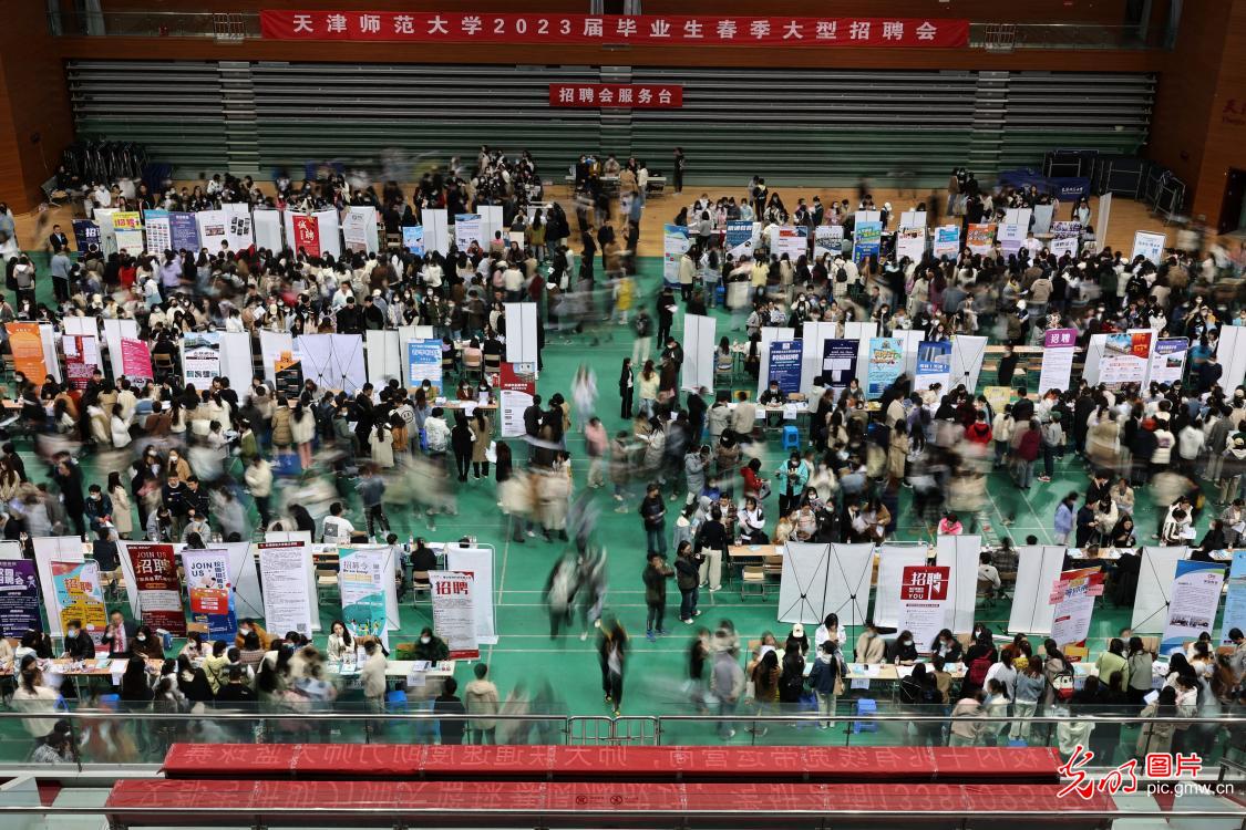 Job fair held for graduates in N China's Tianjin