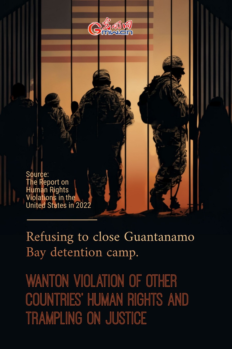 The Report on Human Rights Violations in the United States in 2022: Wanton Violation of Other Countries' Human Rights and Trampling on Justice