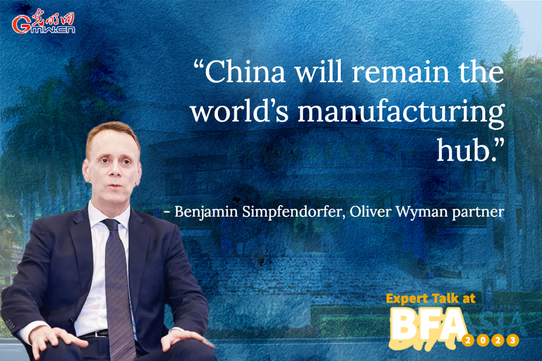 Oliver Wyman partner Benjamin Simpfendorfer: China will remain the world’s manufacturing hub