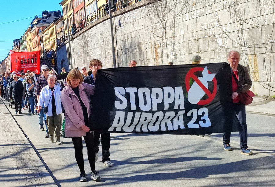 Protests against NATO held across Sweden