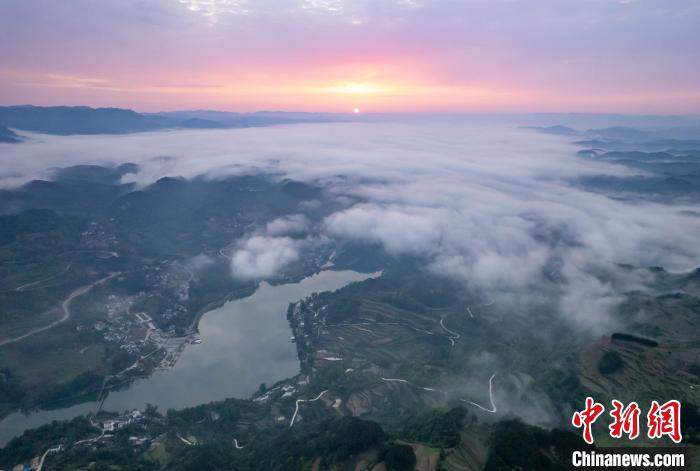 Picturesque scenery of rural areas in SW China’s Guizhou Province