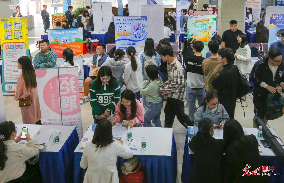 Job fair held in SE China's Suzhou