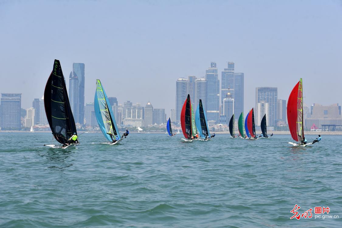 2023 National Sailing Championship kicks off in E China's Shandong