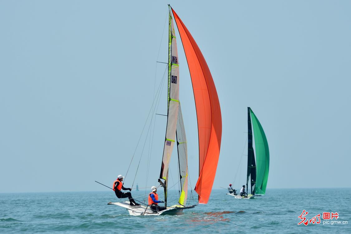2023 National Sailing Championship kicks off in E China's Shandong