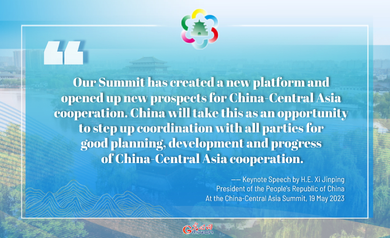 Highlights of Xi's speech at China-Central Asia Summit