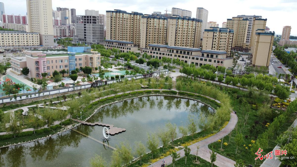 Building ecological city of Horgos in NW China's Xinjiang