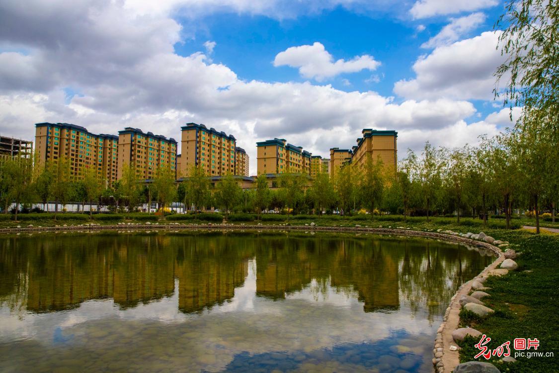 Building ecological city of Horgos in NW China's Xinjiang