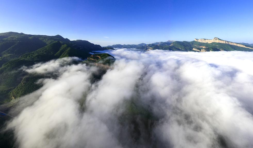 Rain gives way to sun and clouds in Shanxi